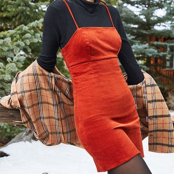 Lottie Moss Dresses & Skirts - Lottie Moss Rust corduroy Dress Lottie Moss Dresses & Skirts - Lottie Moss Rust corduroy Dress